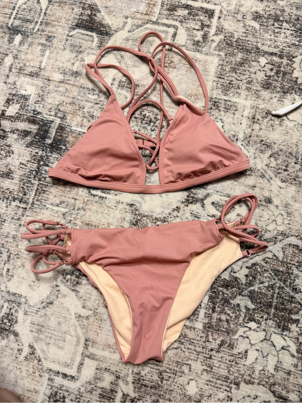 La hearts swim suit pacing